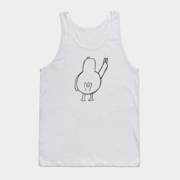 Peace Duck Tank Top by Emma Lorraine Aspen